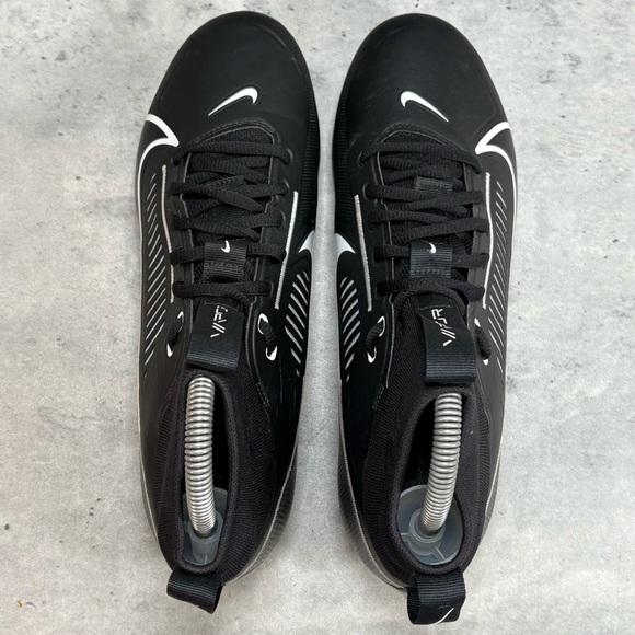 Nike Vapor Edge Pro 360 2 TB P Mens 9 Black Football Cleats FN7759-001 WORN 2x - Picture 3 of 7